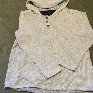 Men's Beige Hooded Sweatshirt